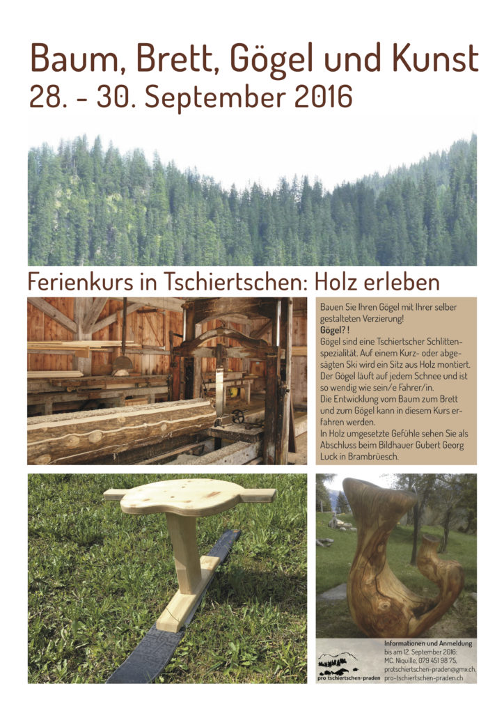 Baum, Brett, Gögel und Kunst, Tschiertschen