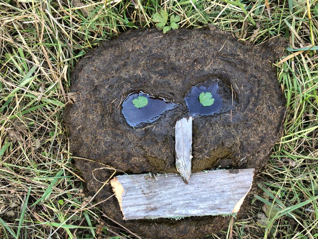 Landart auf dem Weg ins Furgglis, Oktober 2019